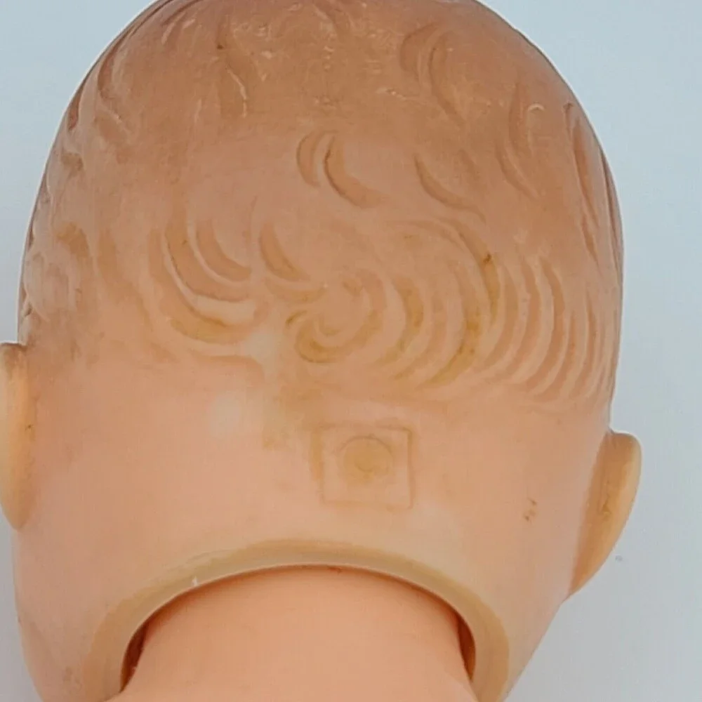 Vintage Baby Boy Doll Made in Hong Kong 6 inches Small